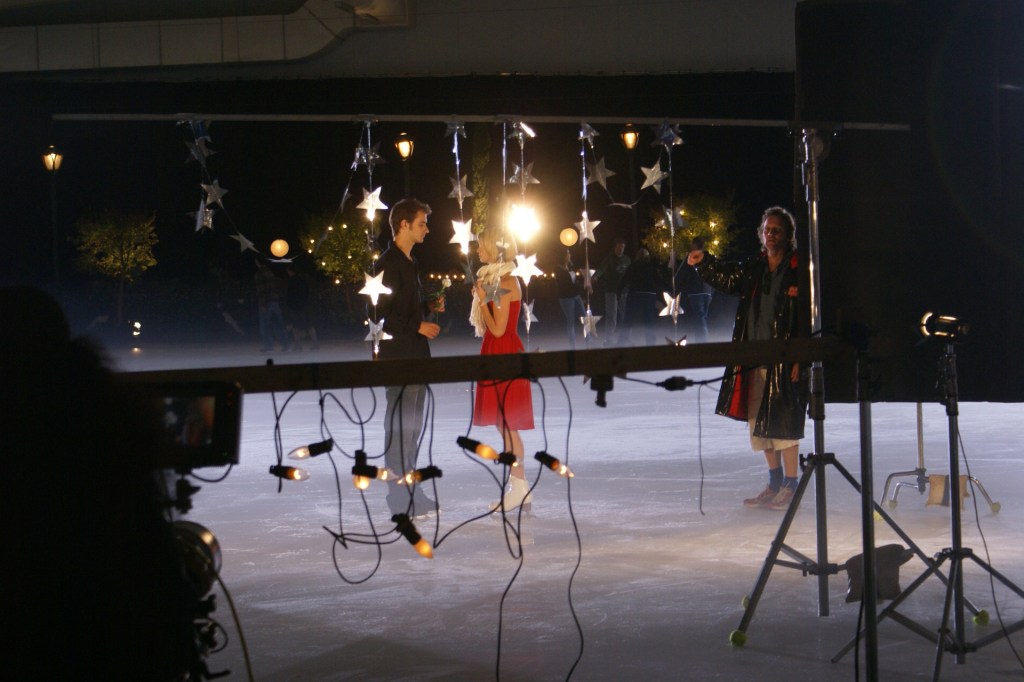 Ice skating shoot