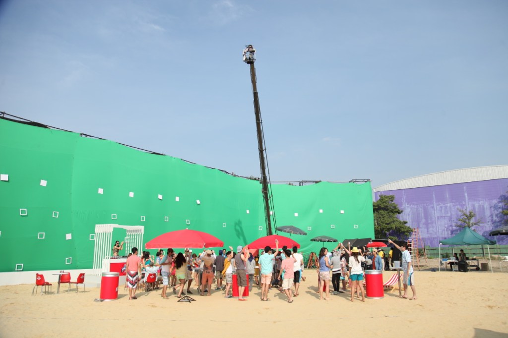 On set