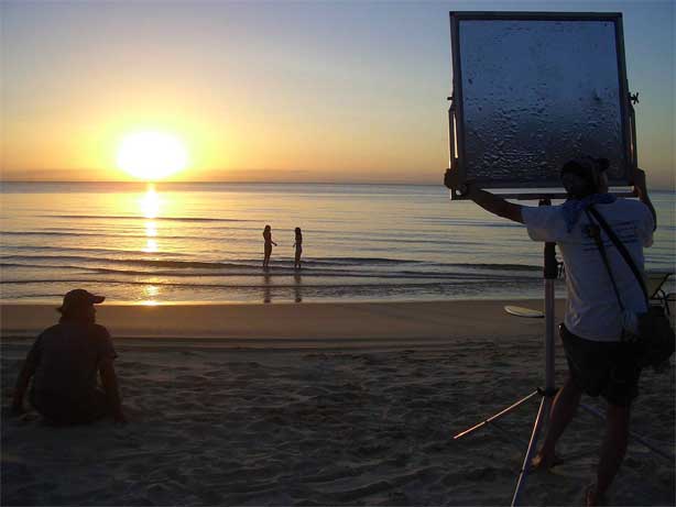 Sunset shoot, Moreton Island